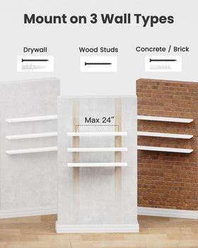 AMADA minimalist white finish complements any interior style.