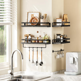 AMADA HOMEFURNISHING torched finish adds warm rustic charm.