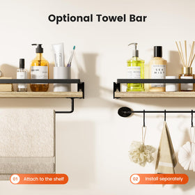 AMADA HOMEFURNISHING three-side guard keeps items secure when removing pieces.