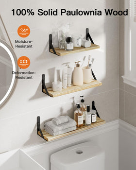 AMADA wall shelves set6 color black demonstrating modern interior compatibility
