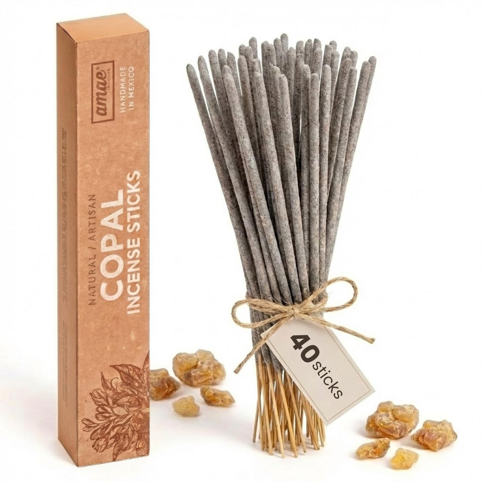 amae INCENSE Copal sticks 12-inch handmade for meditation and grounding.
