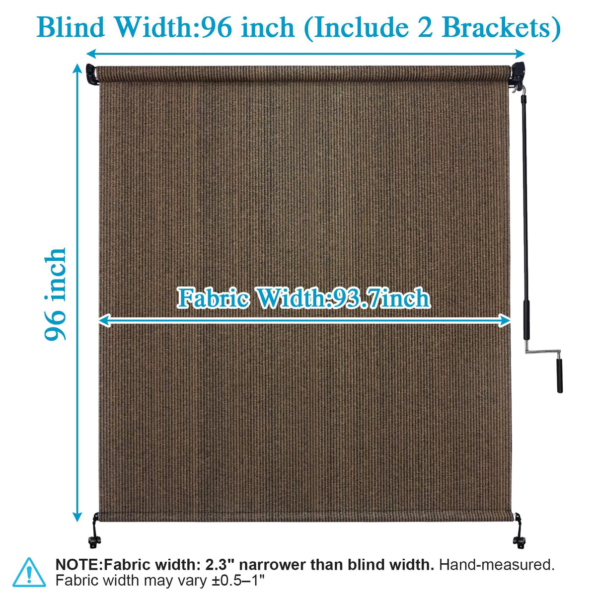 Easy installation with splice design and included hardware for ceiling or wall mounting.