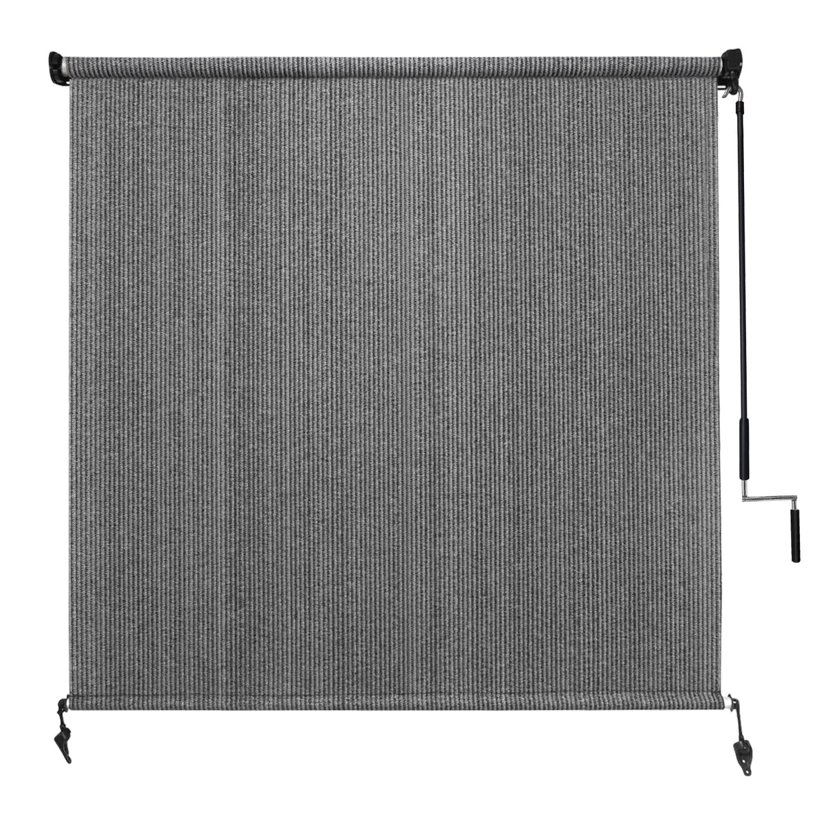 Amagenix outdoor roller shade 8x8 down blocks 90 percent UV rays and privacy