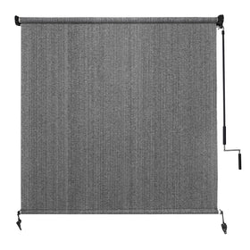 Amagenix outdoor roller shade 8x8 down blocks 90 percent UV rays and privacy