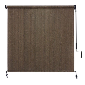 Amagenix Outdoor Roller Shade 8x8 blocks UV while keeping privacy.
