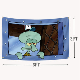 AMAKKFY funny meme banner dorm decor, easy to hang and style.