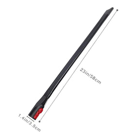 Amalfy extension hose achieves threefold reach beyond standard Dyson hose.