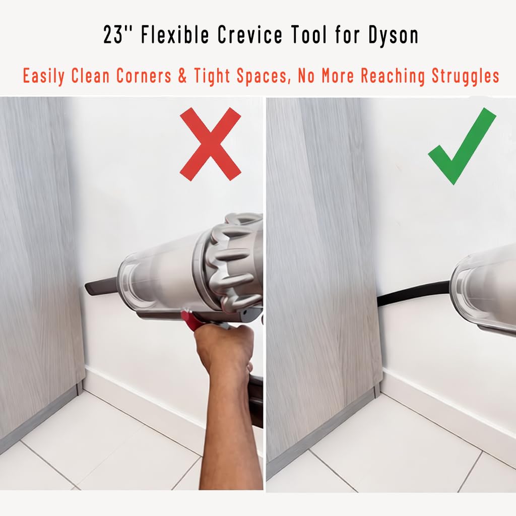 Amalfy under-furniture cleaning reach for hard-to-access areas.