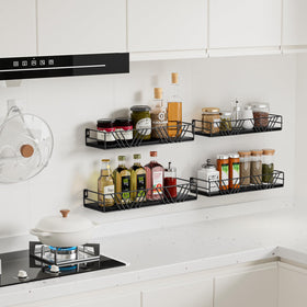 Amaoot bathroom shelf above vanity for towels and toiletries