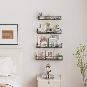 Amaoot wall shelves in different sizes for stylish display and organized spaces