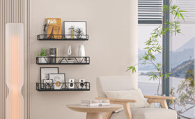 Amaoot floating shelves set3 room display suitable for bedrooms, living rooms, kitchens.