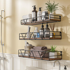 Amaoot kitchen and bathroom storage shelves for towels, spices, and essentials