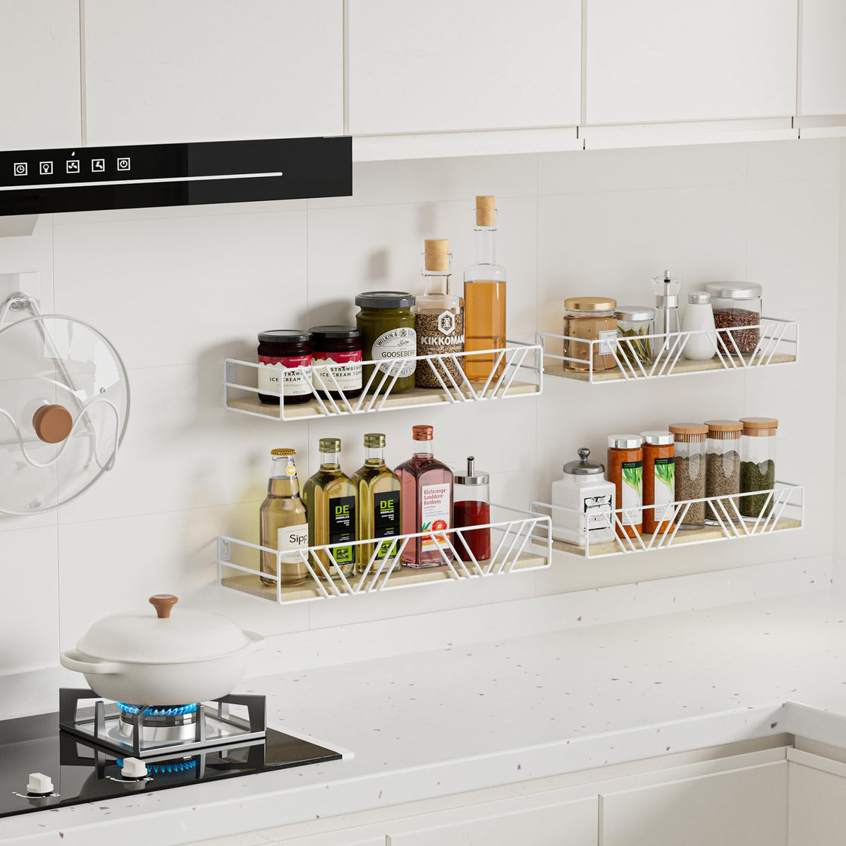 Amaoot bathroom shelf mounted above the toilet for toiletries and organization