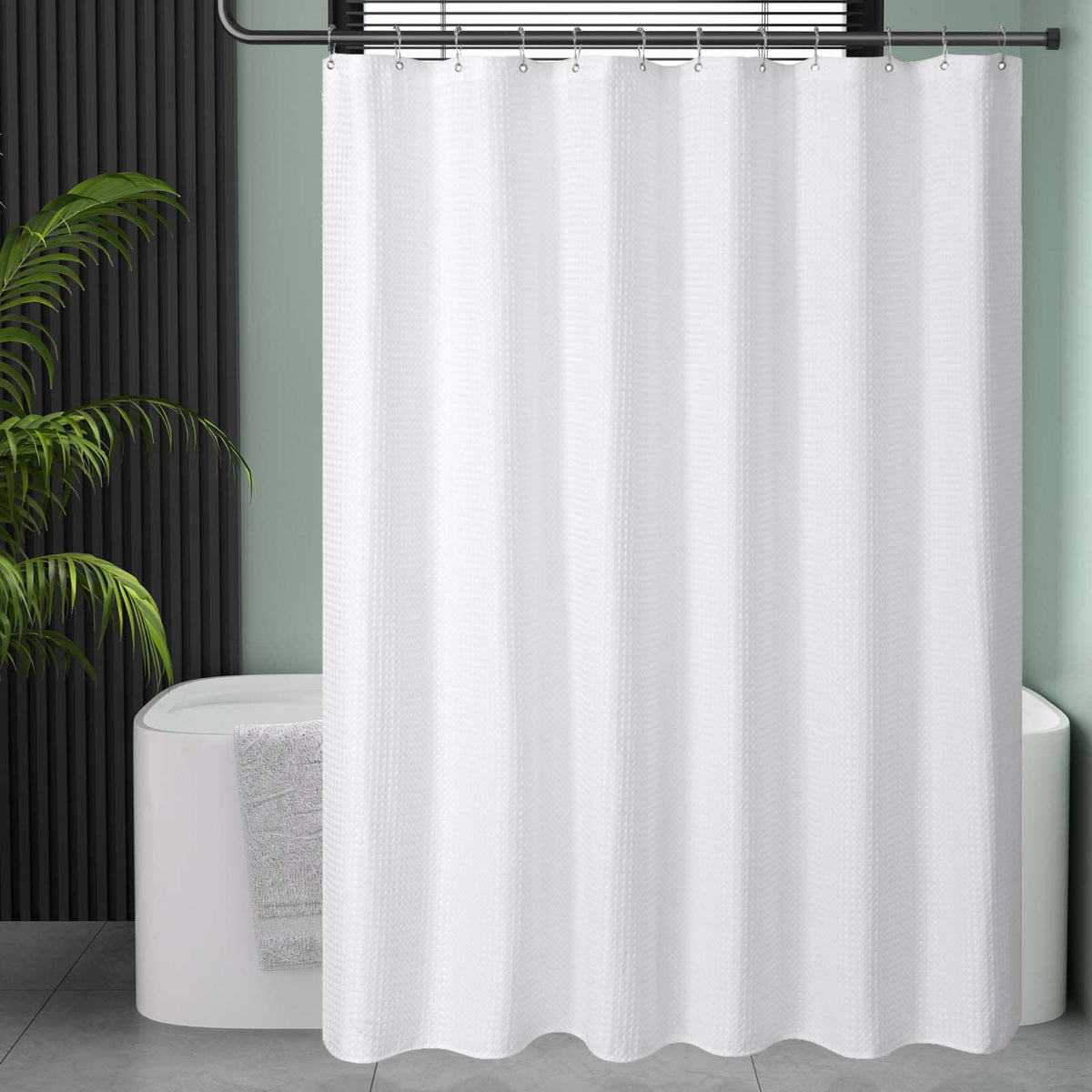 AmazerBath durable hem and stitching withstand daily bathroom use.