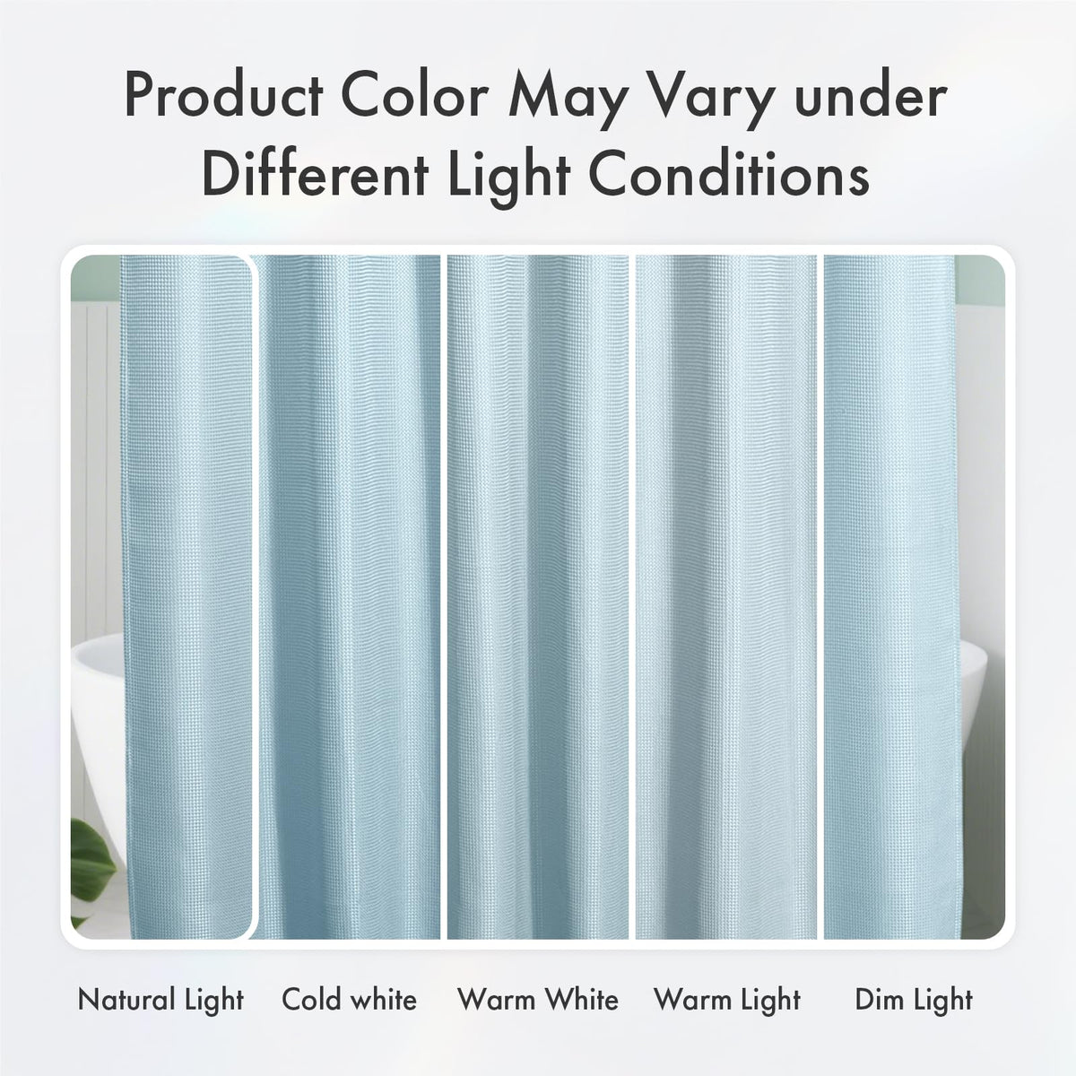 AmazerBath heavy-duty polyester fabric demonstrates durability and quality.