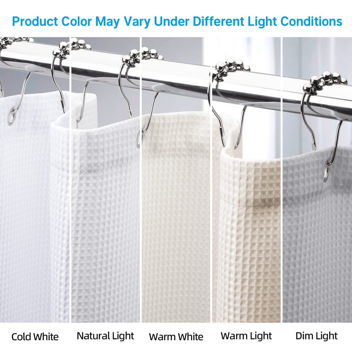 AmazerBath heavy-duty polyester fabric offers durability with a soft touch.