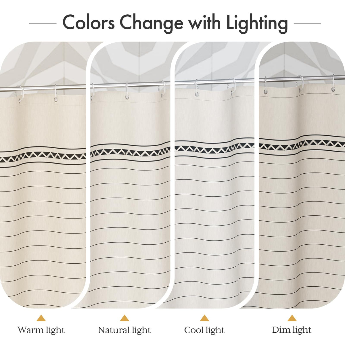 AmazerBath light tan tone coordinates with neutral bathrooms.