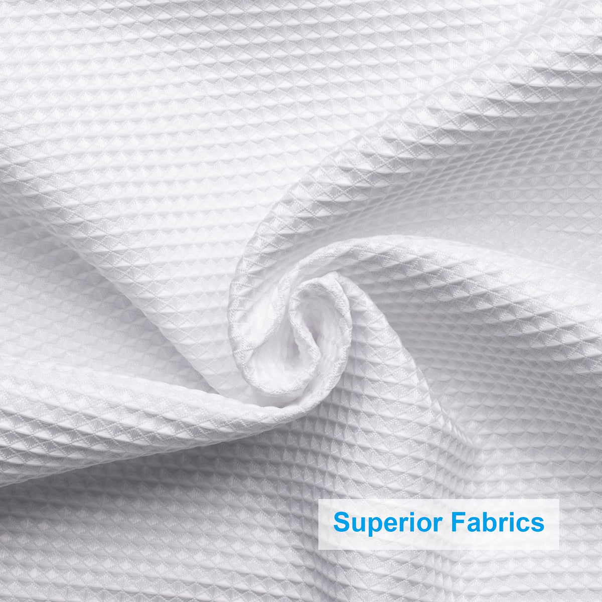 AmazerBath machine-washable shower curtain ready for simple care.
