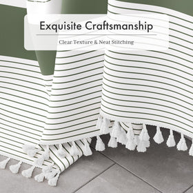 AmazerBath curtain set with hooks for quick, secure installation.