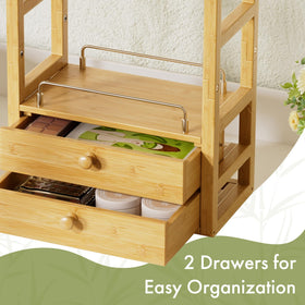 AmazerBath space-saving desk organizer on a compact surface
