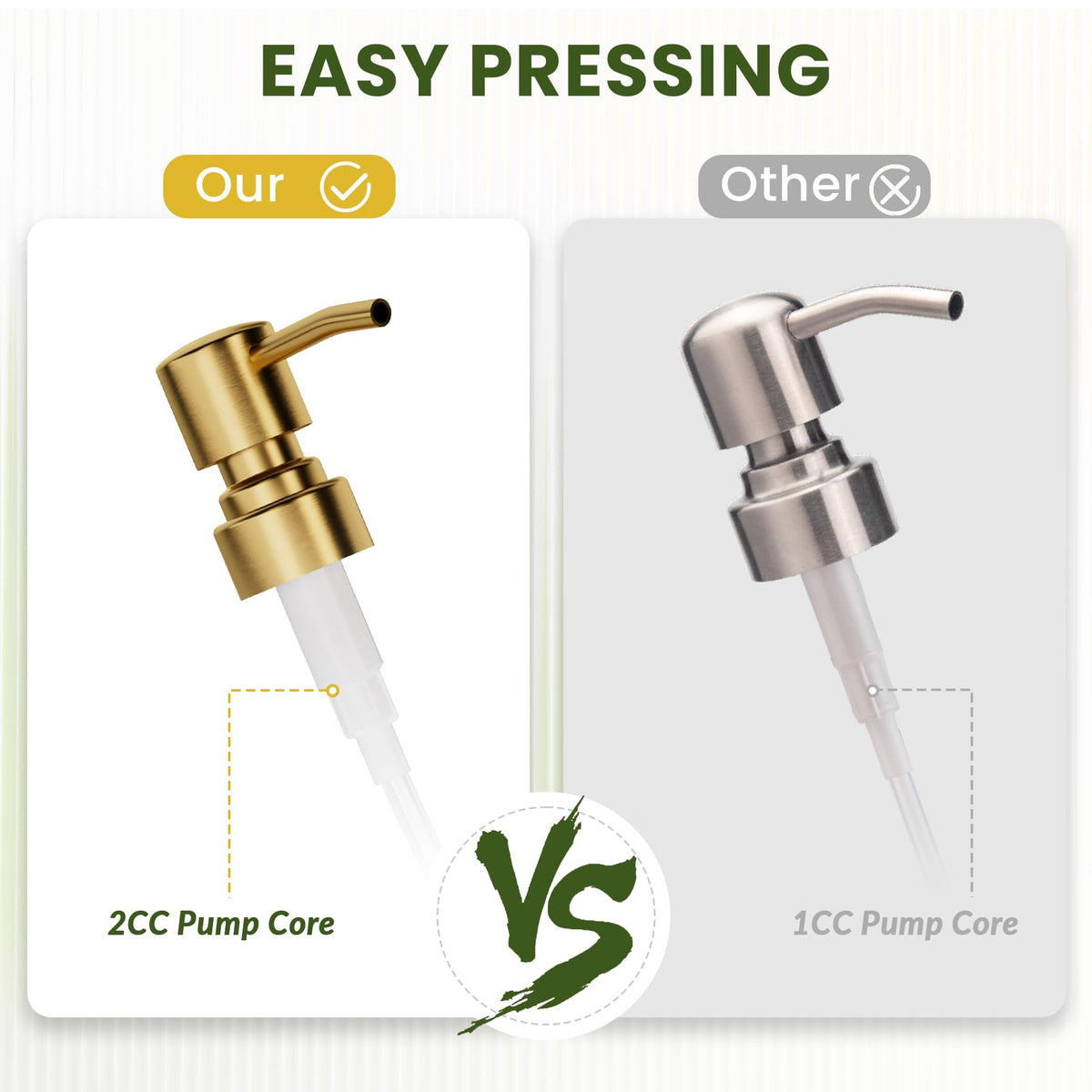 AmazerBath stainless steel pump resists corrosion for long-lasting use