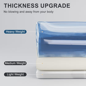 AmazerBath weighted stones bottom keep liner in place during showers