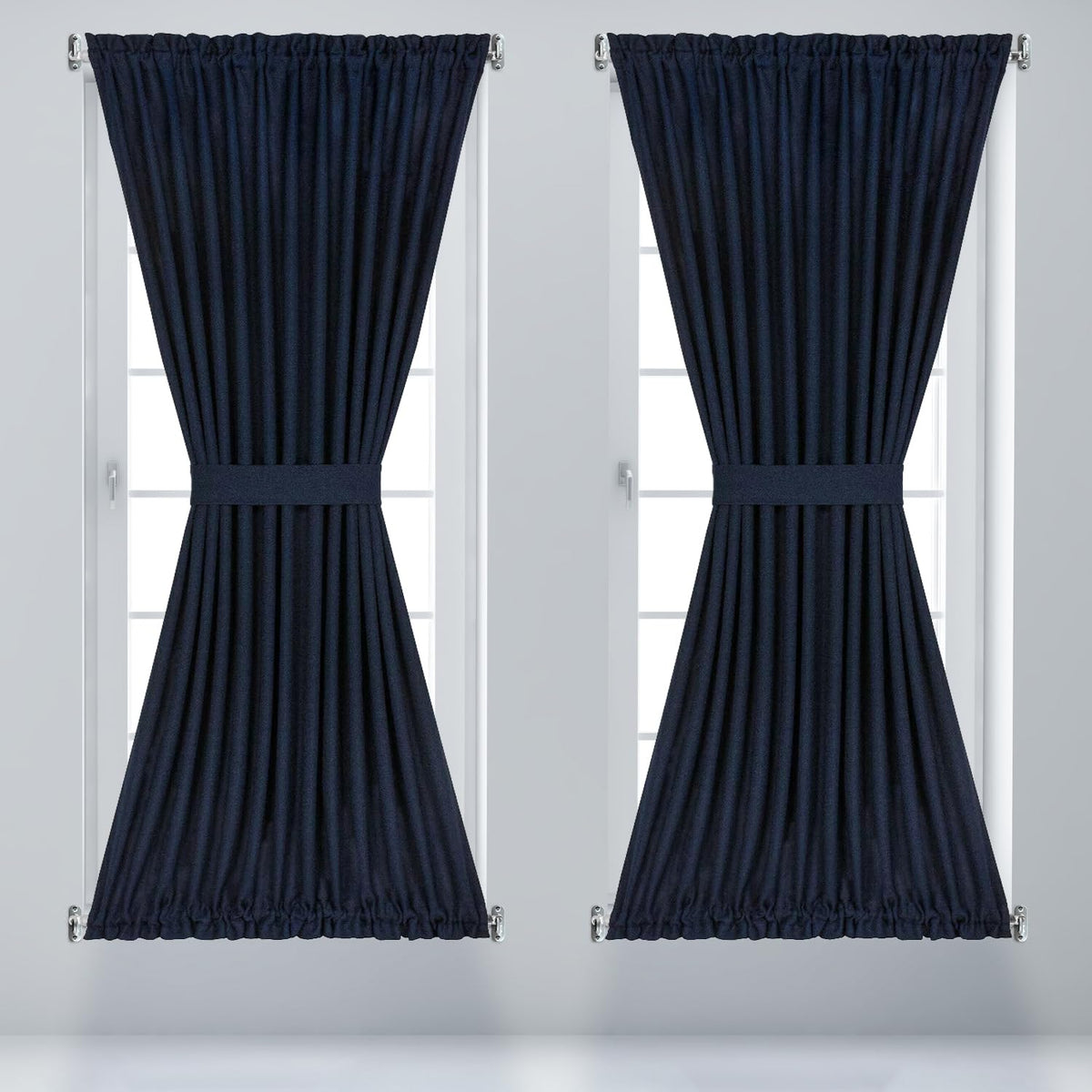 Amazing Drapery Hardware swivel end enables easy cleaning and sun exposure.