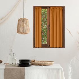 Set of two rods covers multiple doors, windows, or sidelight ideas.