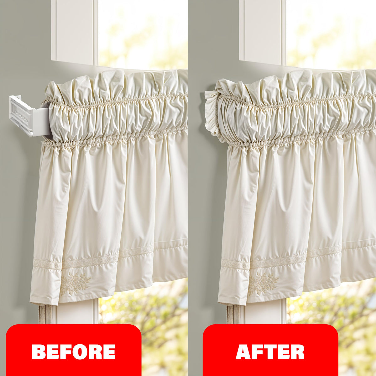Amazing Drapery Hardware easy-clean finish resists wear while maintaining style.