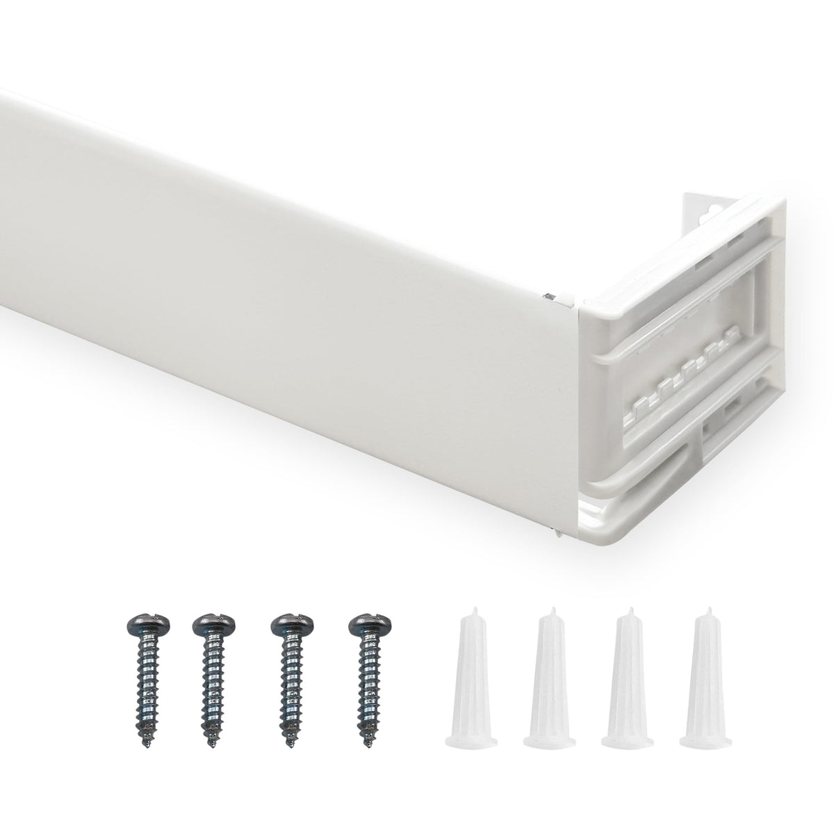 Amazing Drapery Hardware pocket rod assembly enables quick, secure curtain mounting.