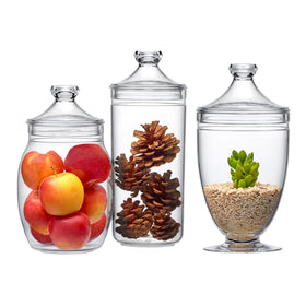Amazing Abby Adore BPA-free jars offer safe snack storage and decor.