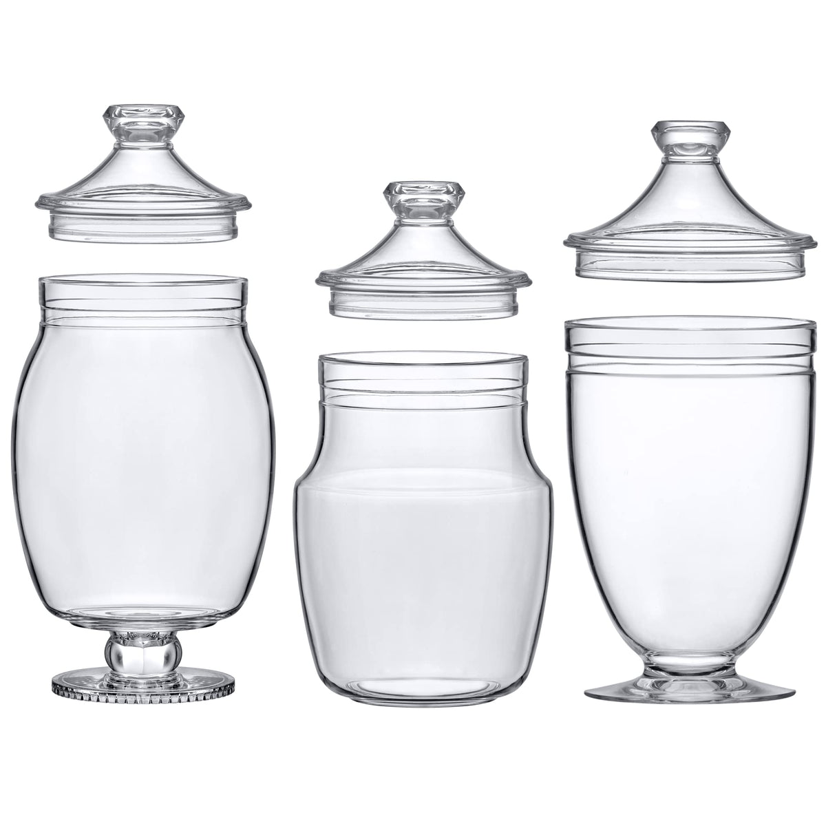 Amazing Abby Keep kitchen storage acrylic jar combines function with style.