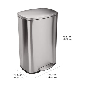 Amazon Basics 50L inner bucket removable for easy liner changes