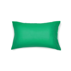 Amazon Basics twin sheet, sham, and pillowcase set ready to use.