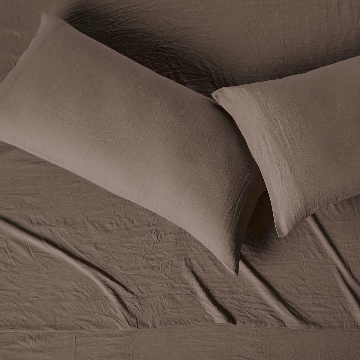 Amazon Basics king pillowcases with double brushed microfiber for lasting softness
