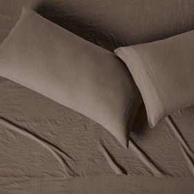 Amazon Basics king pillowcases with double brushed microfiber for lasting softness
