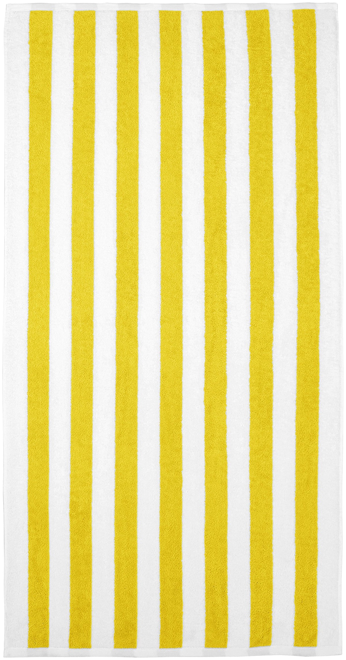 Amazon Basics cabana stripe towel close-up shows plush absorbent fibers.