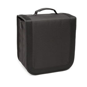 Amazon Basics CD/DVD Binder interior sleeves protect discs with soft backing for safe storage.