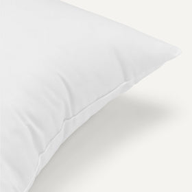 Amazon Basics compressed pillow insert arrives ready to refluff to desired loft