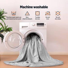 Amazon Basics easy care instructions for machine washing and low tumble dry