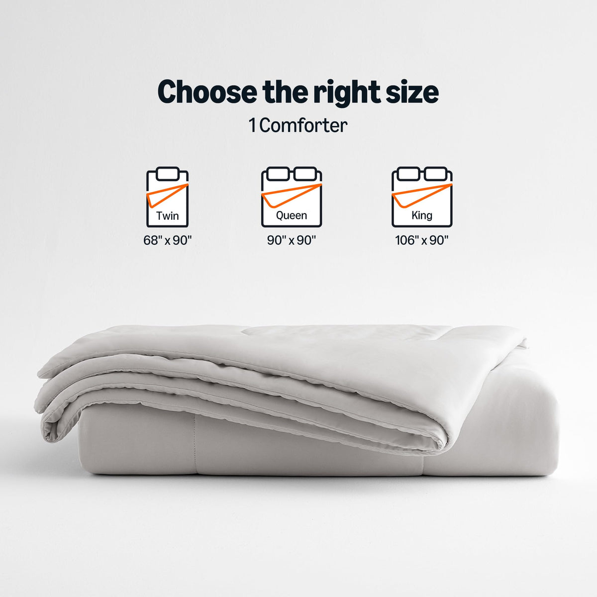 Amazon Basics cooling comforter ready for machine washing for easy care