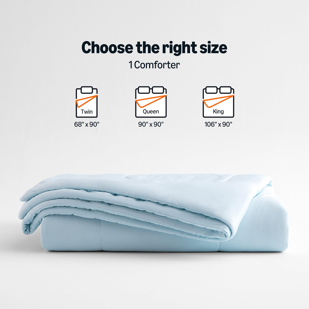 Amazon Basics cooling comforter is easy to care for with machine washing