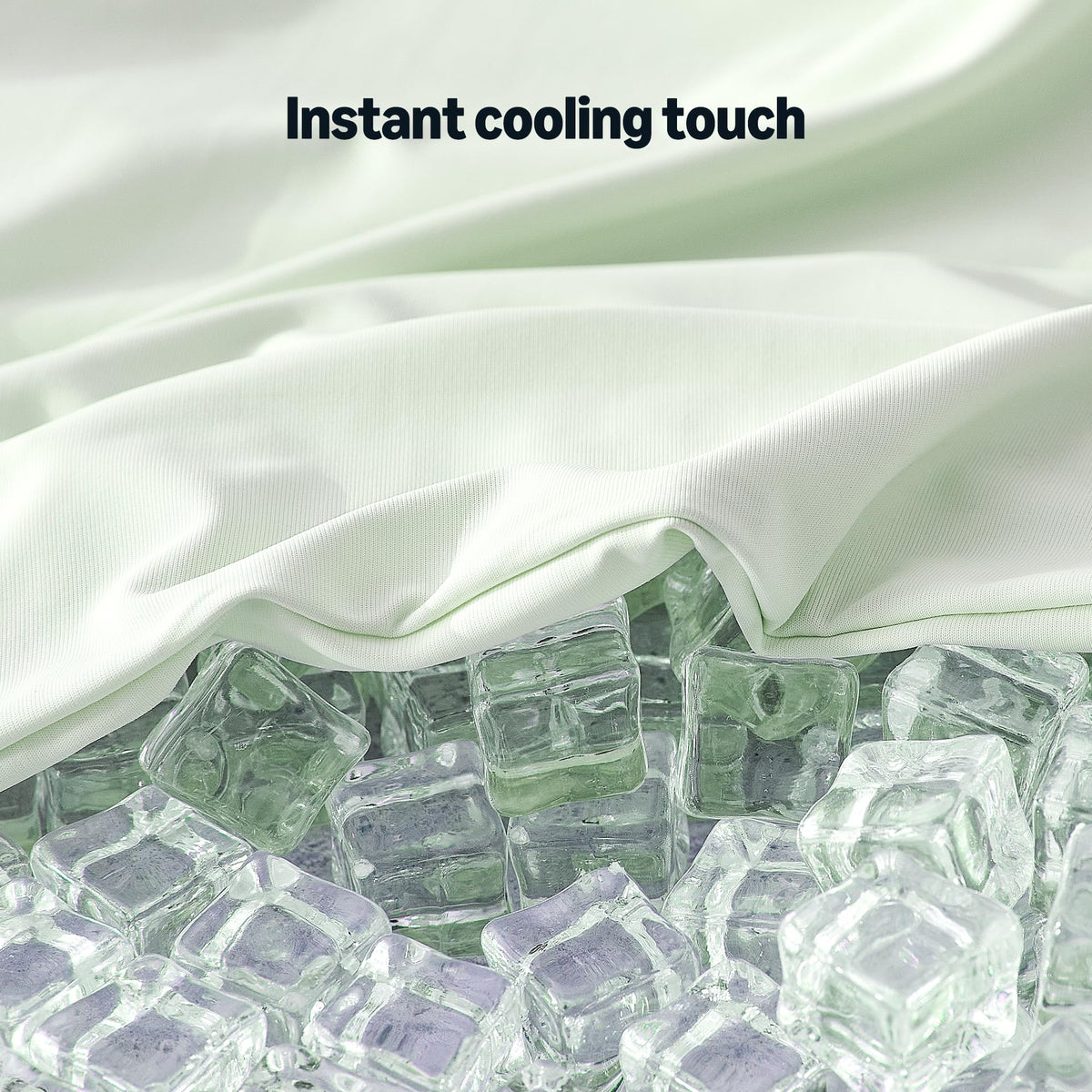 Amazon Basics cooling sheets 15-inch pocket close-up demonstrates secure pillow and sheet alignment.
