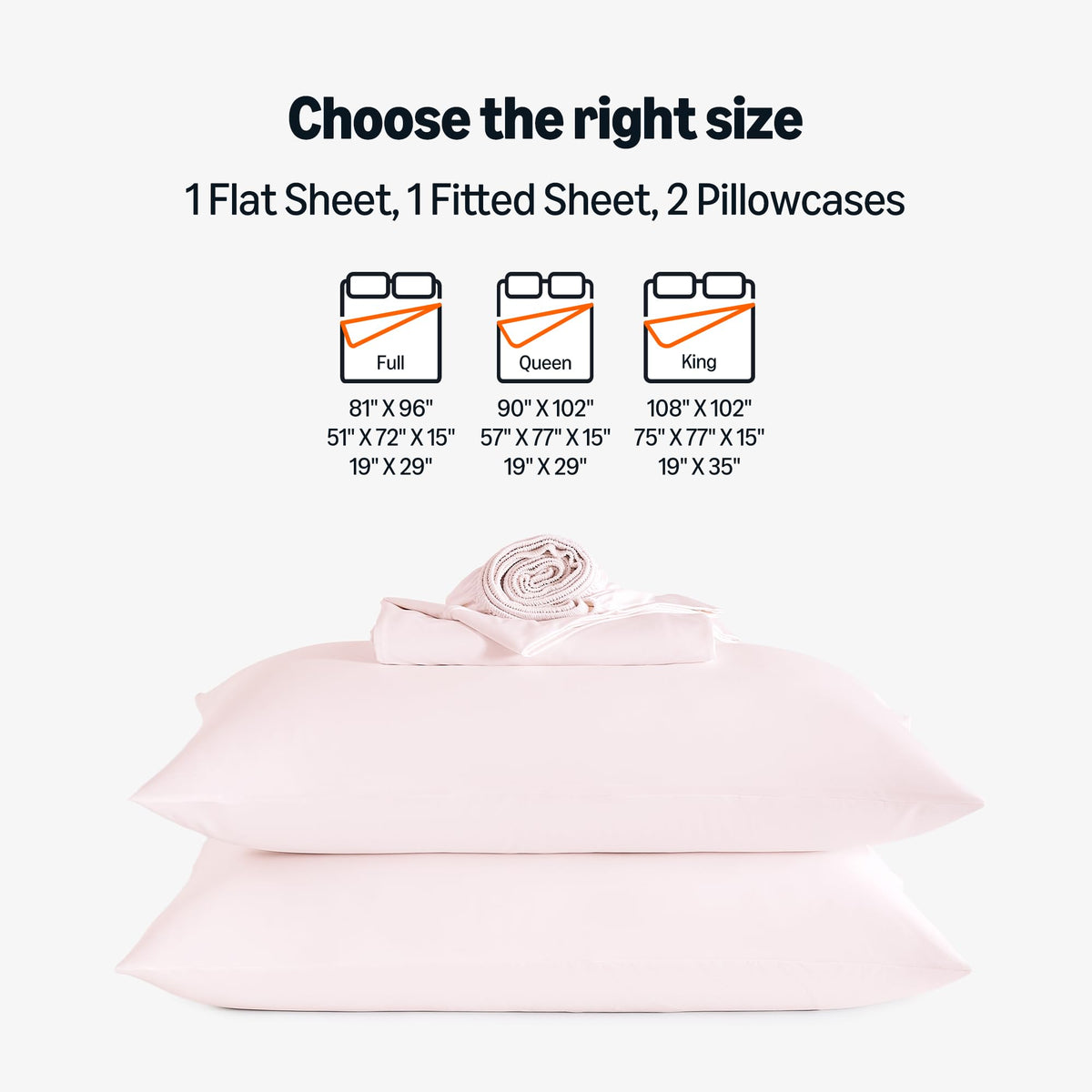 Amazon Basics cooling sheets fabric detail nylon-spandex blend for stretch