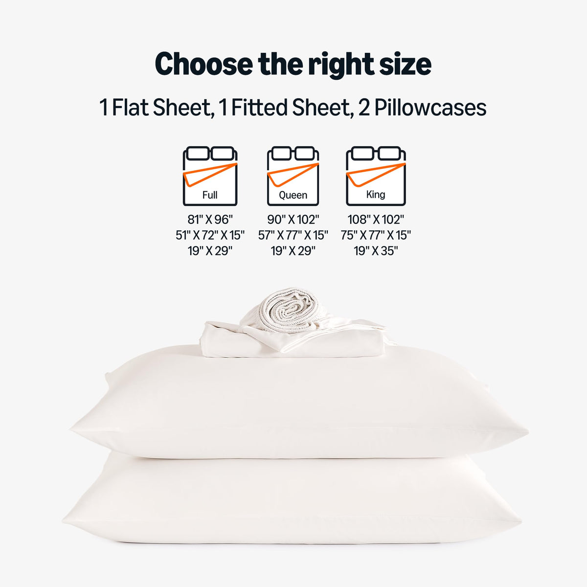Amazon Basics cooling sheets king white pillowcases with envelope closure for secure fit