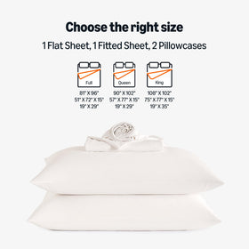 Amazon Basics cooling sheets king white pillowcases with envelope closure for secure fit