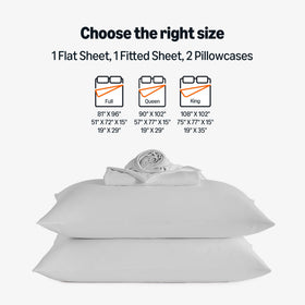 Amazon Basics cooling sheets undergoing laundry with easy-care instructions.