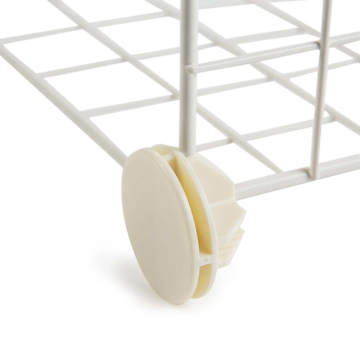 Amazon Basics cube wire grid expandable with additional units for flexible shelving.