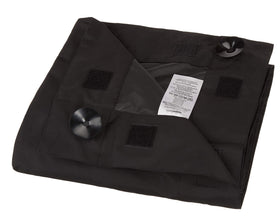 Amazon Basics blackout curtain shown reducing noise near a window.