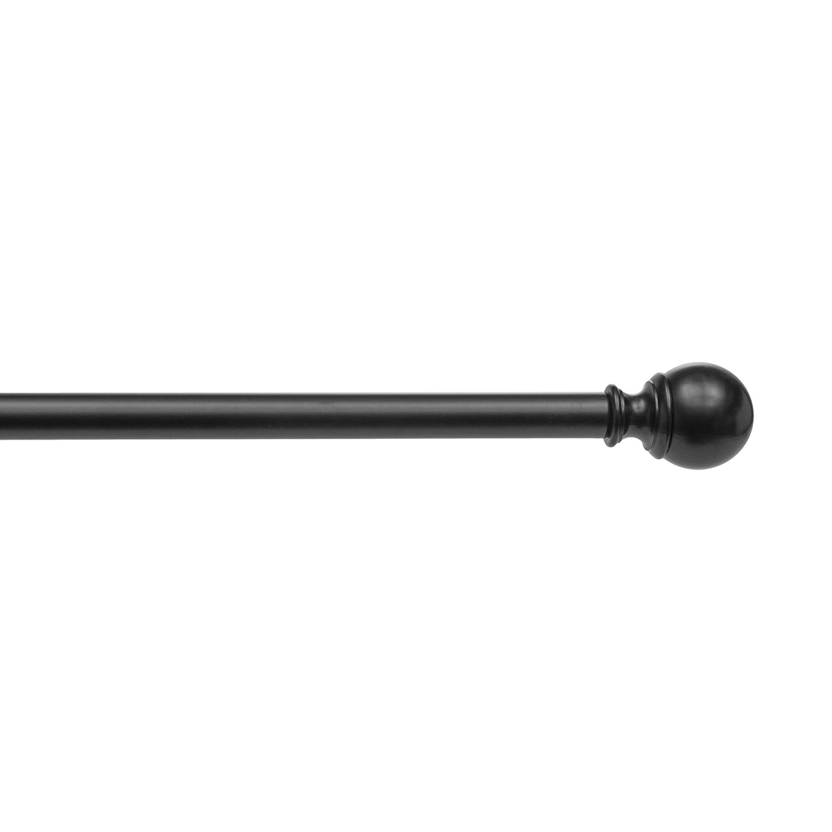 Two-pack Amazon Basics curtain rod setup ready for two window treatments in a room.